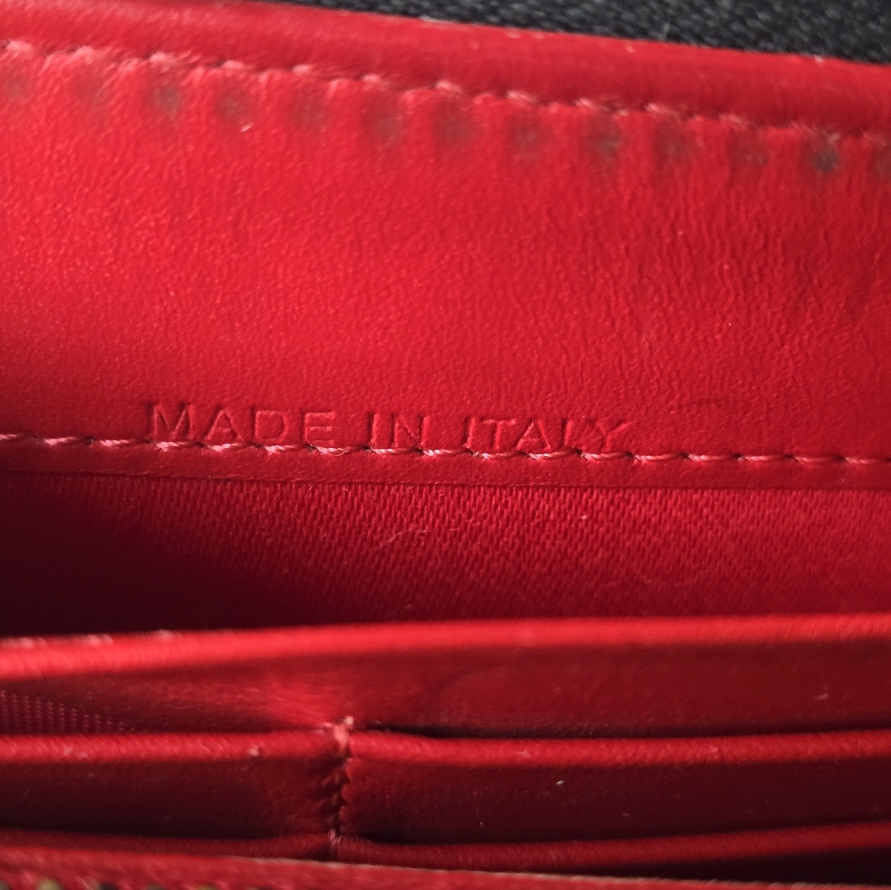 Authentic Christian Louboutin Black Studded Long Zippy Wallet - Picture 13 of 16